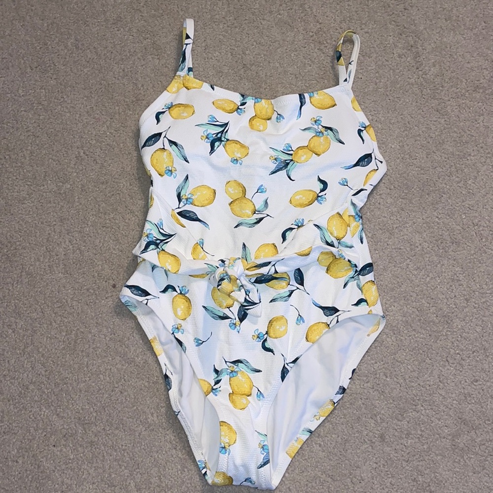 Lemon one piece swimsuit